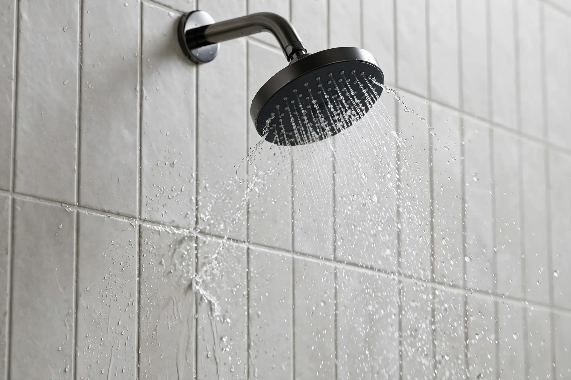 Plumber installing a new shower in an Anaheim bathroom