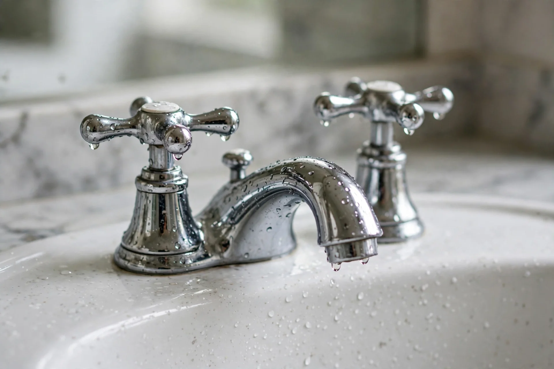 Plumber installing a new kitchen faucet in Anaheim