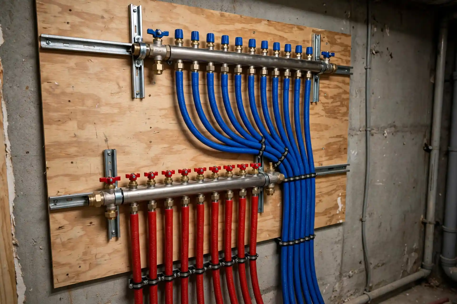 Plumber installing a new kitchen sink in Anaheim