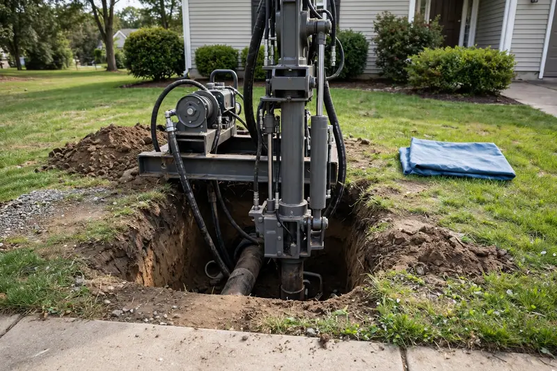 Sewer Line Replacement in Anaheim Canyon